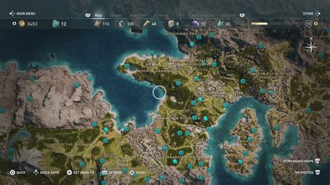 Collectibles Locations Map Assassin S Creed Odyssey Hold To Reset