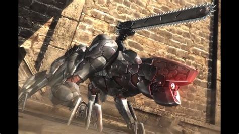 Metal Gear Rising Raiden Vs Bladewolf Youtube