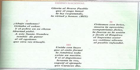 Himno Nacional De Venezuela Cumple 134 Años 800noticias