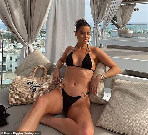 Maura Higgins Flaunts Her Incredible Figure In A Skimpy Black Bikini In