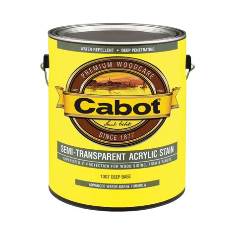 Cabot Semi Transparent Acrylic Siding Stain 1 Gal Gilford Hardware