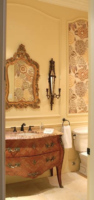 elegant powder room traditional bathroom montreal