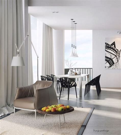 Sleek Modern Apartment Interior Design With Modern Style Roohome