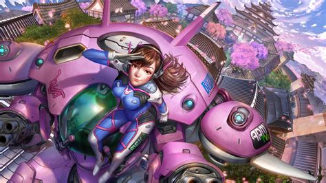 1920x1080 Dva Overwatch 4k Art Laptop Full Hd 1080p Hd 4k Wallpapers Images Backgrounds