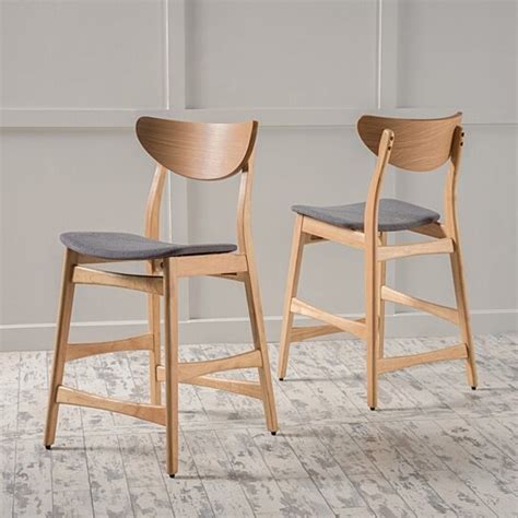 Key details • 19.75w x 21.25d x 38h. Buy Molle Mid Century Design 24-Inch Counter Stools (Set ...