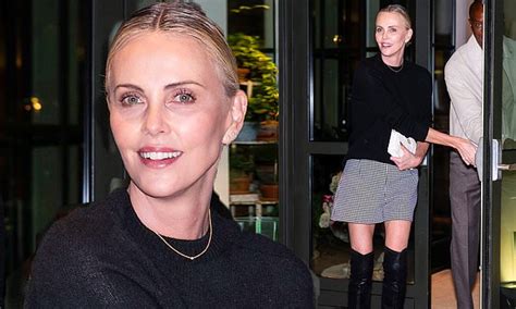 Charlize Theron Looks Stylish While Stepping Out In New York City