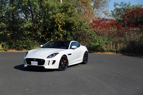 Satin pearl white 3m® wrap, gloss black. Quick Drive: 2016 Jaguar F-Type S AWD Coupe | Canadian ...
