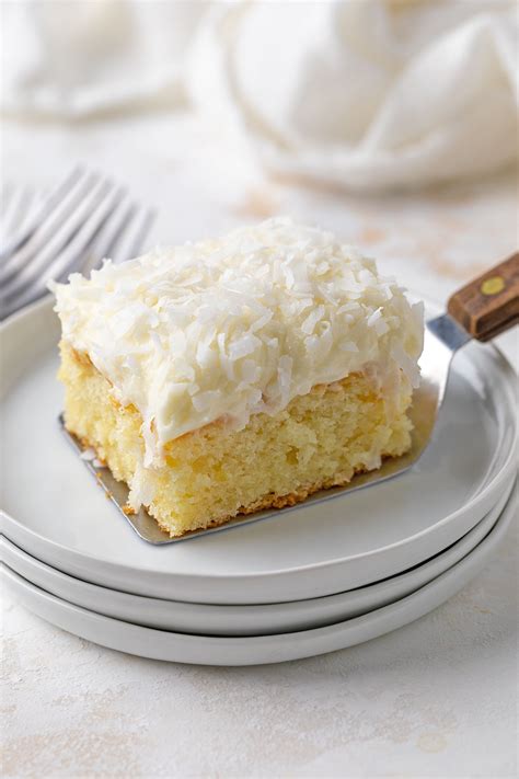 Easy Coconut Sheet Cake The Blond Cook