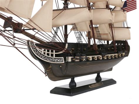 Wholesale Wooden Rustic Uss Constitution Tall Model Ship 24in Model Ships