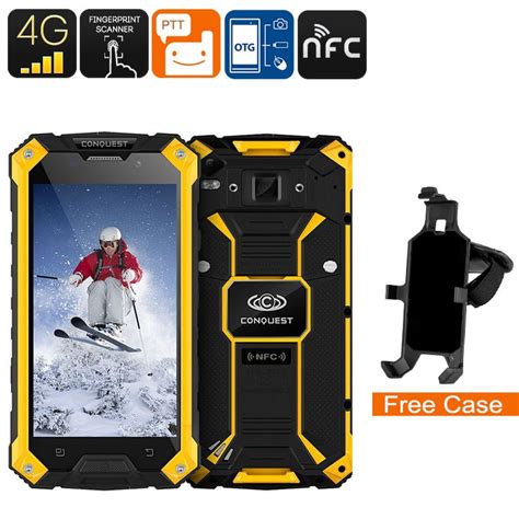 Conquest S6 Rugged Phone Android 60 Ip68 5 Inch Hd Display Dual