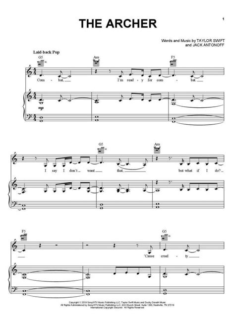 Taylor Swift Lover Taylor Swift Piano Chords