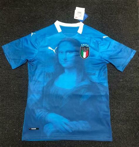 Shop for the latest euro 2020 jerseys, training wear, available with official kit printing. Italy 2020 EURO Mona Lisa Classic Soccer Jersey Model1910315 | Italy - Cheap Football Kits ...