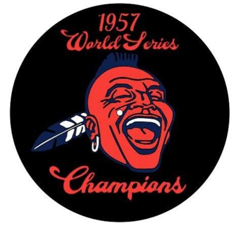 Milwaukee Braves 1957 World Series Logo Vinyl Art 12 Inch For Etsy