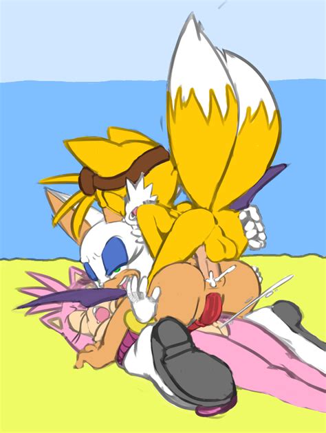 Rule 34 Amy Rose Anal Anthro Balls Cum Cum In Ass Double Penetration