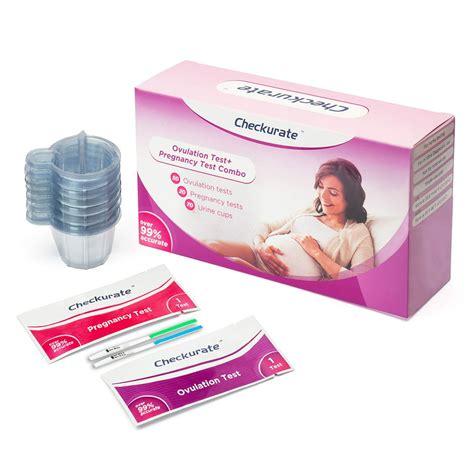 Ovulation Predictor Kit And Pregnancy Test Kit By Checkurate Accurate Result Set Of 50 Ovulation