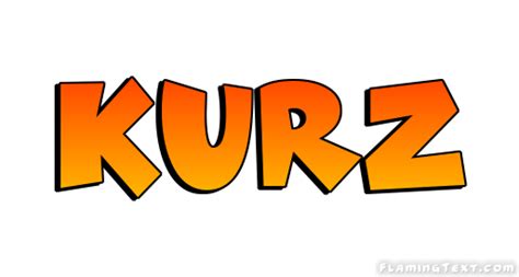 Kurz Logo Kostenloses Logo Design Tool Von Flaming Text