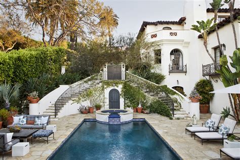 Mediterranean Inspired Spanish Colonial Revival Luxury House In Los Angeles