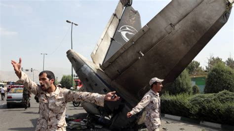 Iran Airliner Crashes In Tehran Street Killing 39