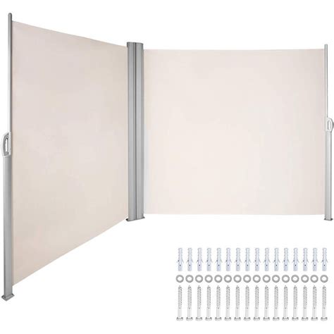 Vevor Retractable Side Awning Patio Screen Retractable Fence 118 X 63