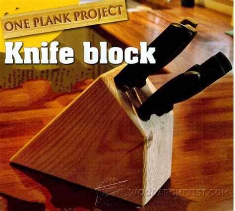 Woodworking Knife Block Plan Ofwoodworking