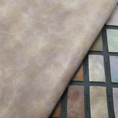 Pearlized Metallic Leather Synthetic Leather Faux Leather Fabricpu