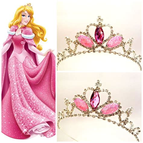 disney aurora sleeping beauty princess silver crown tiara barbie doll