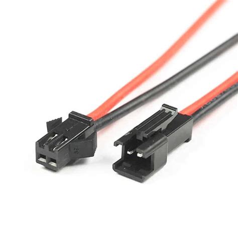 Sm254mm 2 Pin Male And Female Connector With 15cm Wire Lead Buy Sm