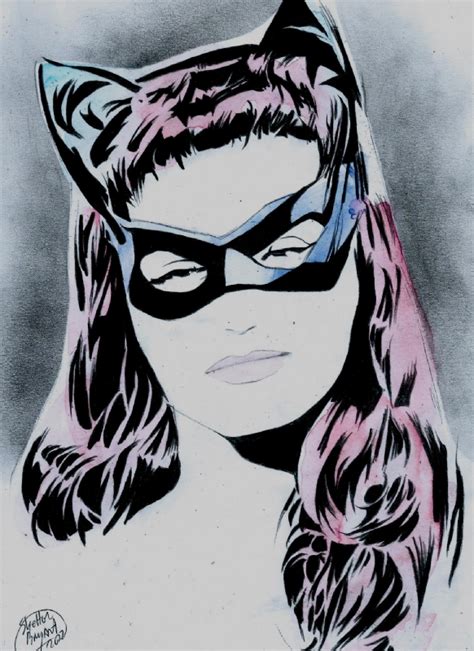 Catwoman 66 In Shelton Bryants 66 Comic Art Gallery Room