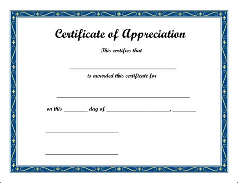 Free Printable Fill In Certificates Free Gift Certificate Templates