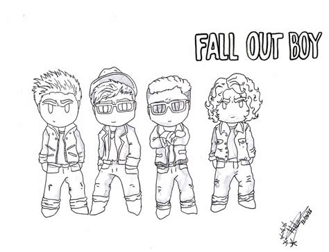 Fall Out Boy Cartoon By Hbitwill On Deviantart