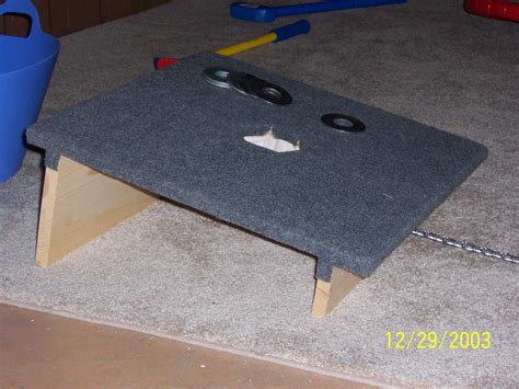 Washer pitching is a game, similar to horseshoes, that involves teams of players that take turns tossing washers towards a box or hole. Who Came Up With It?