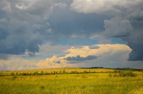 Landscape With Large Clouds Free Stock Photo Public Domain Pictures