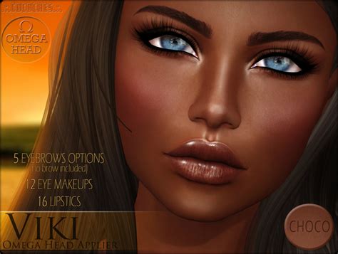 Second Life Marketplace Cocoches Viki Omega Head Applier Choco