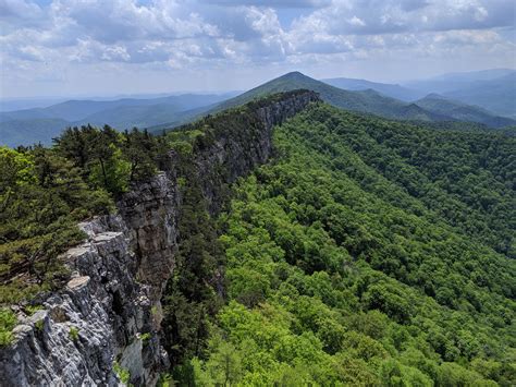 View From The Top Of North Fork Mountain West Virginia Hiking