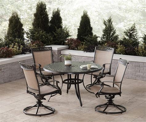 Best Sling Patio Dining 5 Piece Cree Home