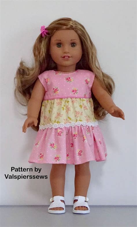 1859 2059 tiered dress fits popular 18 and 20 etsy american girl doll julie american girl