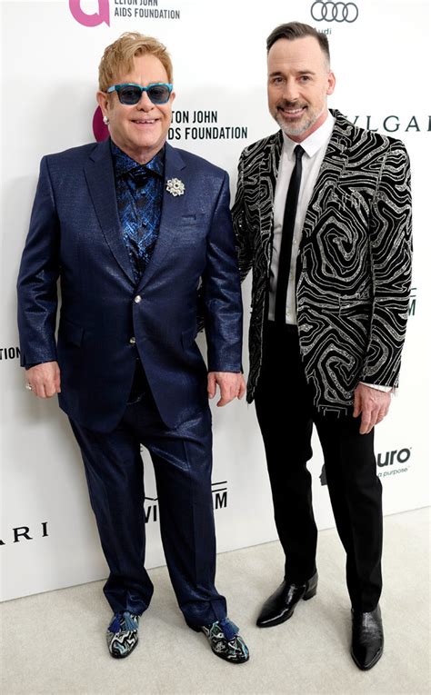 Elton John And David Furnish From Oscars 2016 Party Pics E News