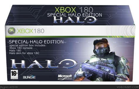 Halo 180 Xbox 360 Box Art Cover By God I