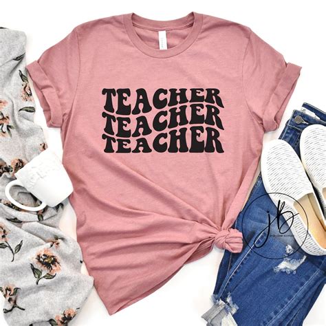 Retro Teacher Shirt Back To School Shirt Teacher Shirt New Etsy