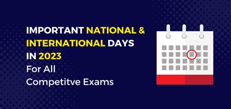 List Of Important Days And Dates 2023 Nationalinternational Days Amar