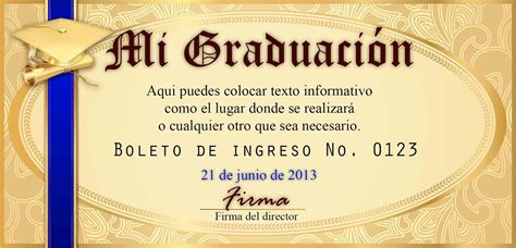 Ejemplo Invitacion Fiesta Graduacion Licenciatura Modelos Para