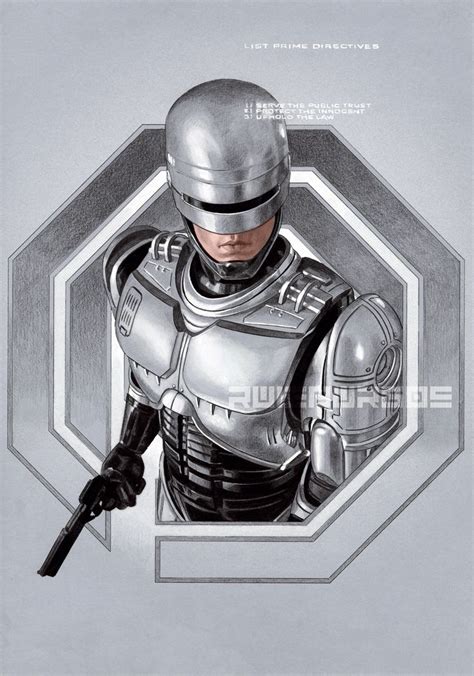 Robocop Pencil By Ruizburgos On Deviantart Robocop Predator Movie