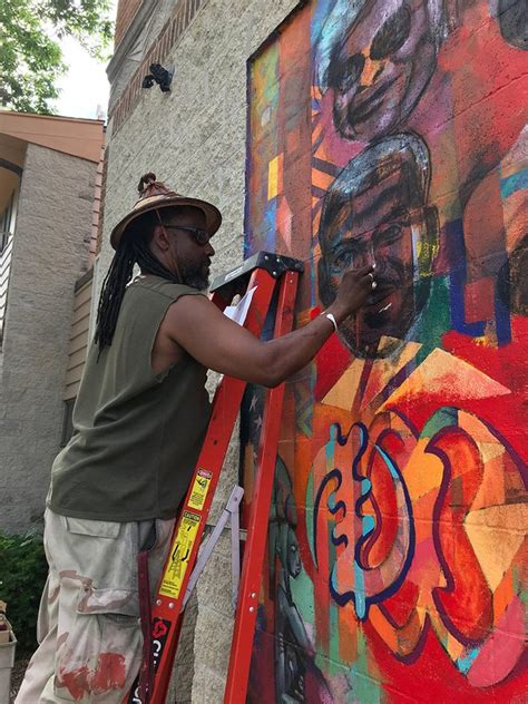 Creating The Mural ‘homage To Bronzeville A Legacy In Paint
