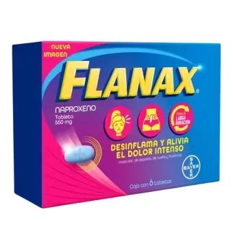 Flanax Fem 550 Mg Con 6 Tabletas