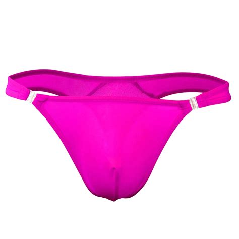 Buy Mens Silk Underwear String Bikini T Back Strech Bikinis Brief Low