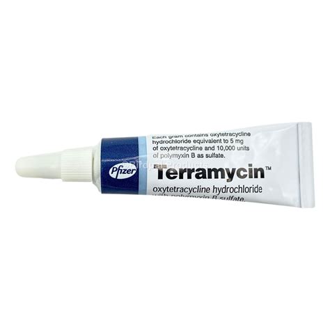 Terramycin Ointment for Eye Infections in Pigeons and other Pet Birds