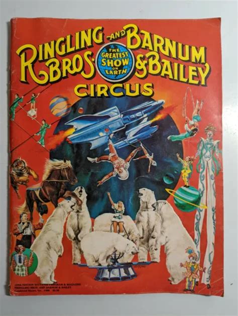 MAGAZINE PROGRAM Ringling Bros Barnum Bailey Circus Th Edition