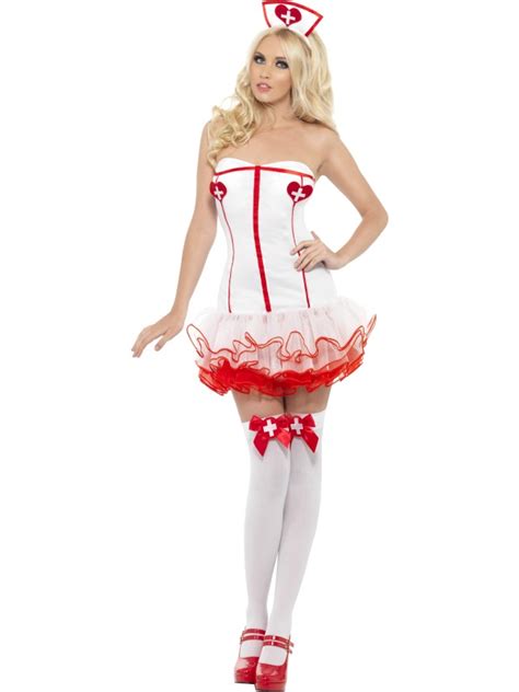 Wow Adult Sexy Hello Nurse Uniform Ladies Fancy Dress Hen Party Costume Outfit Ebay