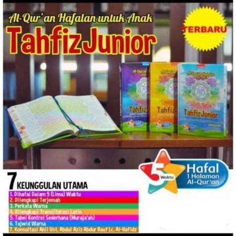 Maybe you would like to learn more about one of these? Al quran tahfiz junior terjemah tajwid warna quran hafalan ...