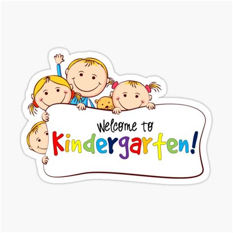 Welcome To Kindergarten Sticker For Sale By Yassinos3 Redbubble